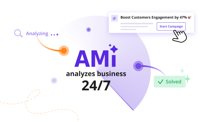 AMI analyzes your business 360° AMI analyzes your business 360°